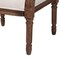 Bali & Pari Desmond Traditional French Beige Fabric and Walnut Brown Finished Wood Accent Chair 238-13313-ZORO - alternate 7